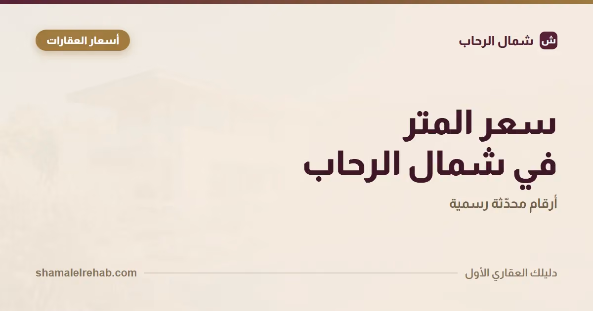 Price per sqm table for the neighborhoods of Shamal El Rehab, New Cairo